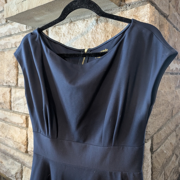 Elegant Navy and White Kate Spade Women's Dress, Medium - Picture 4 of 7